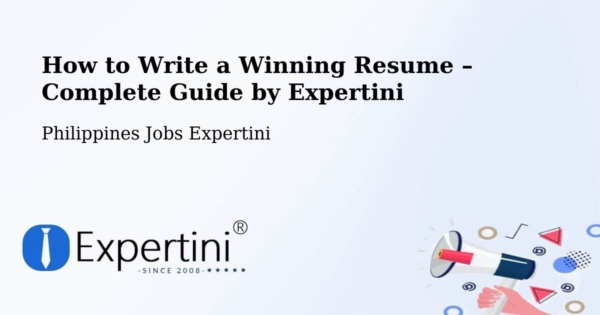 Resume Writing Guide for Job Seekers – Asingan - Asingan, Philippines Jobs Expertini